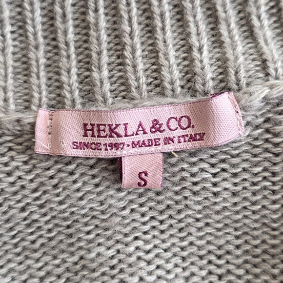 Gray Ruffle Long Cardigan - Picture 6 of 6